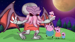 Peppa Pig turns into a Cthulhu... Peppa Pig Funny Animation