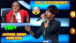 INDIAN IDOL JUDGES WERE SHOCKED 🤯  BOTH MALE AND FEMALE VOICE 🤯 FULL PERFORMANCE!! ASSAM JUDGE!!