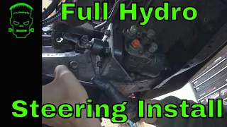 Full hydro steering Install on a Jeep XJ