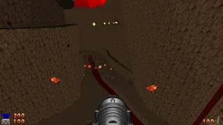 Let's play Doom 2 - complementary old version Alien Vendetta Map25 (valley of echoes)