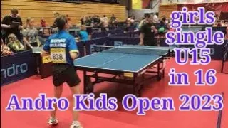 за выход в 16 на Andro Kids Open 2023. КРИВОШЕЯ vs ОСМАНИ