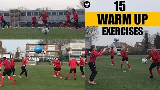 15 Warm Up Exercises | Coordination & Fun | Football Warm Up