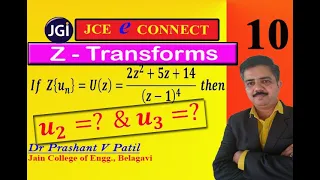 Z Transforms using initial value theorem || 18mat31 || Dr Prashant Patil