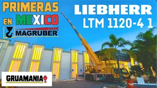 PRIMERA LIEBHERR LTM 1120-4.1 EN MÉXICO @gruasberumenmagruber9805