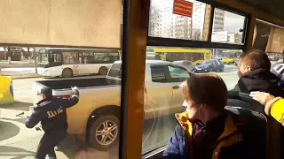 29.04.2019 Жесть! Погоня за пикапом в Ижевске. Выгнули дверь ДПС.