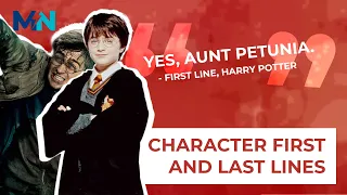 First And Last Lines Of Harry Potter Characters