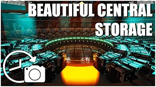 Central Storage Beautiful Factory Timelapse | Satisfactory Game