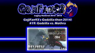 GojiFan93's Godzilla-thon 2014! #19: Godzilla vs. Mothra (1992)