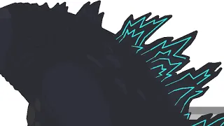 Legendary Godzilla 2014 Test (with stomp sound) | Stick Nodes pro | Stk by King GojiRaptor