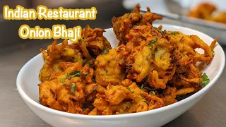 Onion Bhajis London Restaurant Style | Classic British Indian Onion Bhajis! [Turn on captions]