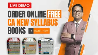 Live Demo: How to Order CA New Syllabus Book from ICAI for Free | CA Foundation, CA Inter & CA Final