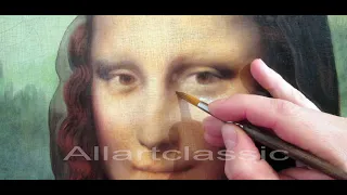 Mona Lisa by Leonardo da Vinci - Full Painting Process