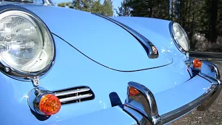 Restored 1964 Porsche 356 with Porsche Bend