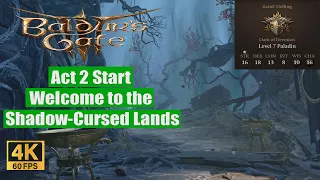 Baldur's Gate 3 Walkthrough Act 2 Start Welcome to the Shadow Cursed Lands