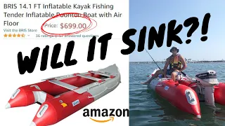 Best Inflatable Boat for Ocean Fishing? Bris Kaboat Review W/ 15Hp Johnson Outboard