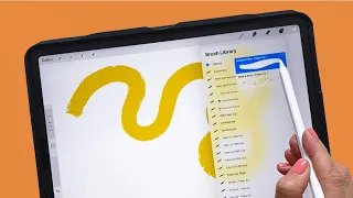Save your favourite brushes in Procreate