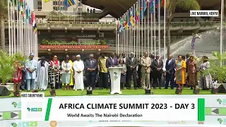 Africa Climate Summit Declaration Ceremony, KICC, Nairobi County.