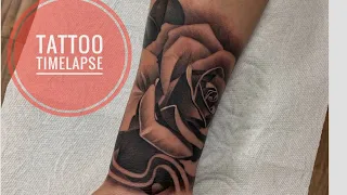 ROSE TATTOO TIMELAPSE