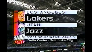 NBA On TNT - Lakers @ Jazz 1997 WCSF G5!