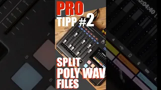 How to split POLY WAV files? (Pro Tipp #2) #shorts #tascam #rode