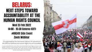 Belarus: Next steps toward accountability at the Human Rights Council