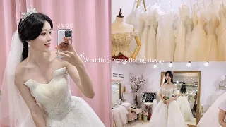 (SUB) 결혼식 드레스 고르는 날VLOG✨웨딩드레스가 20만원이라니...💖 Picking My Wedding Dress!