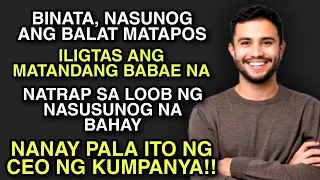 NASUNOG ANG BALAT NG BINATA MATAPOS ILIGTAS ANG MATANDA SA LOOB NG NASUSUNOG NA BAHAY!!