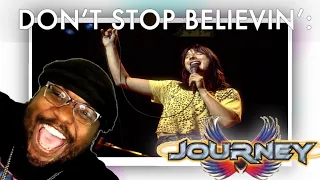 JOURNEY - DON'T STOP BELIEVING (LIVE 1981) REACTION