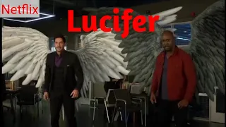 Lucifer season 5 "God Arrival scene" in Hindi. | FULL FIGHT SCENE| Best scenes.