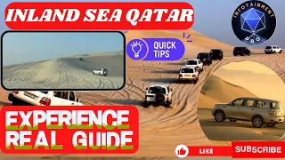 Inland Sea Qatar Desert Safari Travel Guide video tour from Sealine beach to Inland Sea #qatar360