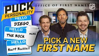NHL stars pick new first names | Puck Personality | NHL