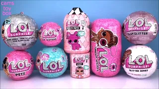 LOL Surprise Series 1 3 4 5 LILS Bling GLAM GLITTER Fuzzy PETS EYE SPY LIL Sisters Unboxing