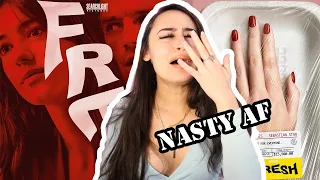 Girl TERRIFIED of Cannibalism watches *FRESH* movie reaction