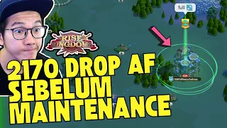 2170 DROP AF SEBELUM MAINTENANCE | AKANKAH BERHASIL??? Rise Of Kingdoms ROK Indonesia