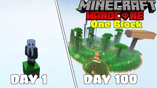 Mình Sinh Tồn 100 Ngày Trong Minecraft 1 Block Extreme Siêu Khó!