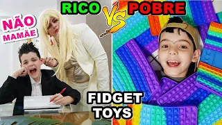 RICO VS POOR FIDGET TOYS POP IT (Part 3)