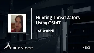 Hunting Threat Actors Using OSINT