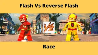 Flash Vs Reverse Flash Race| Lego DC Super-Villains series 1 episode 2