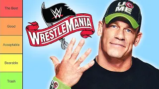 WWE TIER LIST: John Cena's WrestleMania Matches