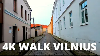 A foggy morning walk in Vilnius