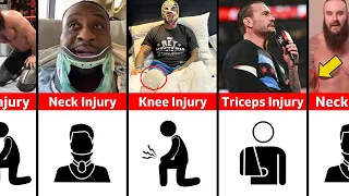 WWE Wrestlers That Are Currently Injured