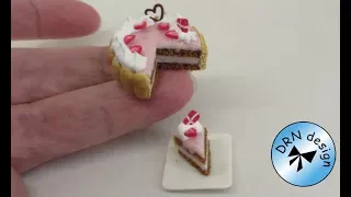 Polymer Clay Miniature - Birthday Cake