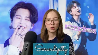 Reacting to "Serendipity" by Jimin MV and Live Performance - He is an angel!💛 | Canadian Reacts