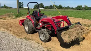 Named my Mahindra 1626 "Red" and put her to work!