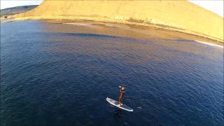 FatStick Blue Lagoon paddle board at Kimmeridge bay (kbay) surfing