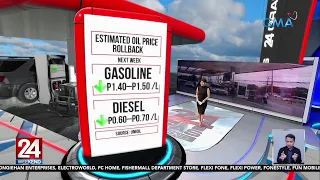 Rollback sa petrolyo, inaasahan sa susunod na linggo | 24 Oras Weekend