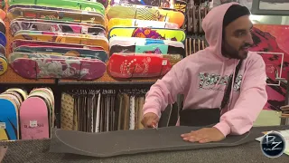 Creating a skateboard at Zumiez store at Main Place Mall