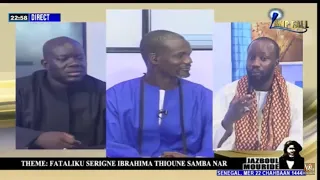 JAZBOUL MOURIDE 14 03 2023 FATALIKU SERIGNE IBRAHIMA THIOUNE SAMBA NAR "ILIMANI BARSAX"