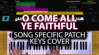 O Come All Ye Faithful (His Name Shall Be) MainStage patch keyboard cover- Passion