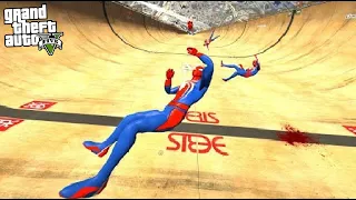 GTA 5 - Epic Ragdolls/Spiderman Compilation 49 (Euphoria Physics, Fails, Jumps, Funny Moments)